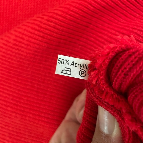 Vintage 80s Monod Sports - Half Zip Anorak Pocket - Wool Blend Sweater - Size L - Picture 11 of 11